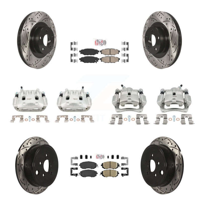 Transit Auto KCD-100981N Disc Brake Kit for 2011-2014 Subaru Impreza, Subaru Forester - Front and Rear product image