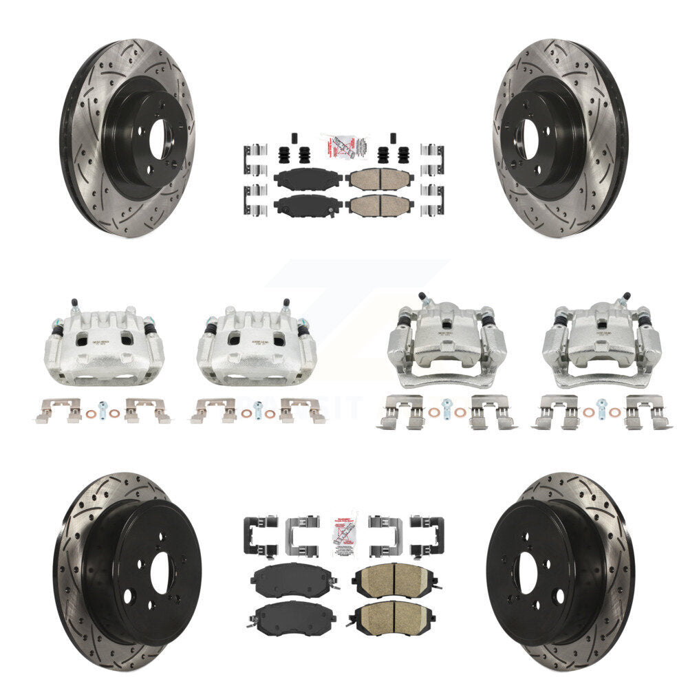 Transit Auto KCD-100982N Disc Brake Kit for 2011-2014 Subaru Impreza, Subaru Forester - Front and Rear product image