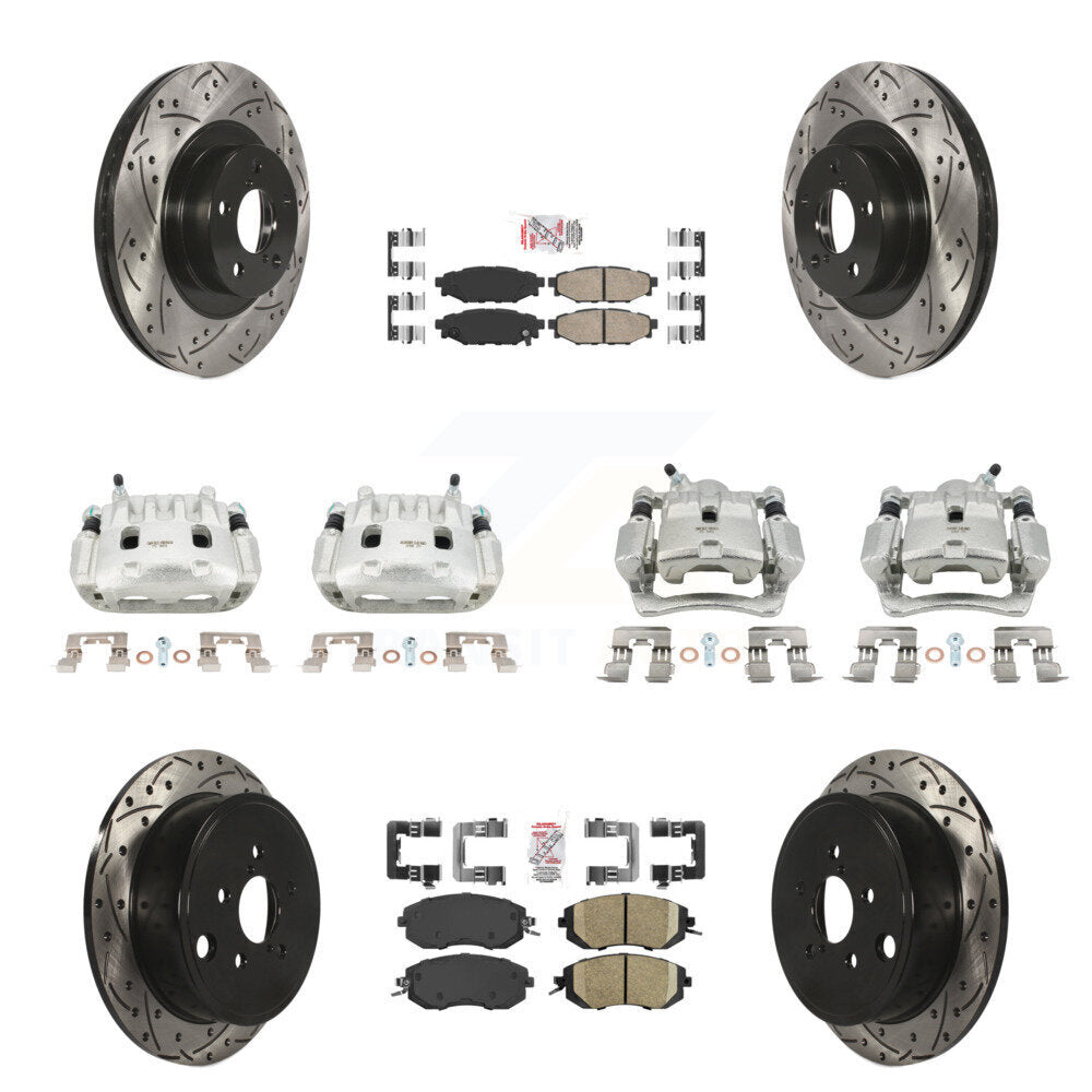 Transit Auto KCD-100983N Disc Brake Kit for 2011-2014 Subaru Impreza, Subaru Forester - Front and Rear product image