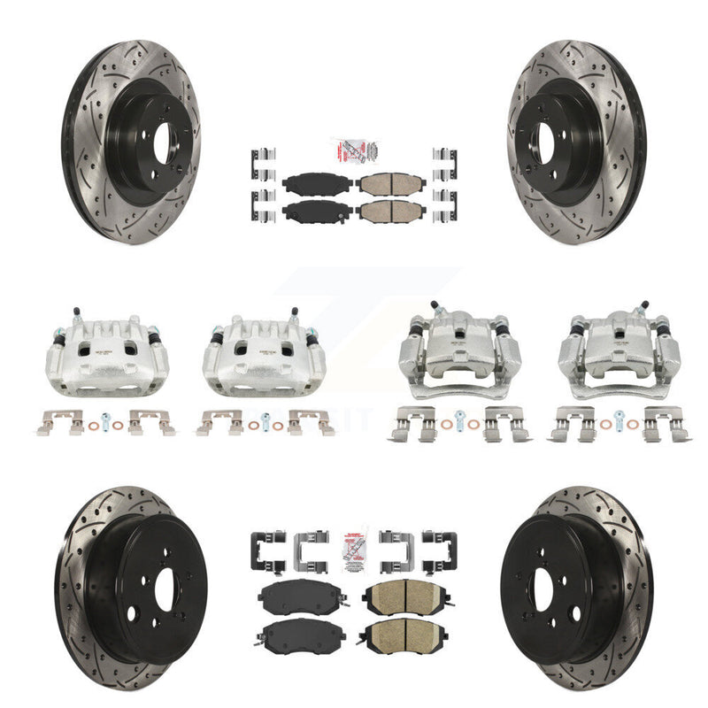 Transit Auto KCD-100983N Disc Brake Kit for 2011-2014 Subaru Impreza, Subaru Forester - Front and Rear product image