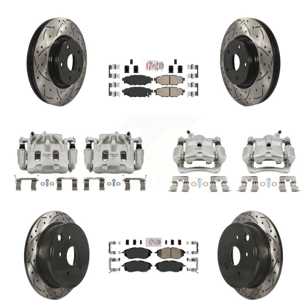 Transit Auto KCD-100984N Disc Brake Kit for 2015-2019 Subaru WRX - Front and Rear product image