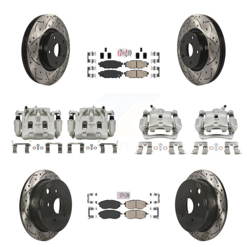 Transit Auto KCD-100986N Disc Brake Kit for 2015-2019 Subaru WRX - Front and Rear product image