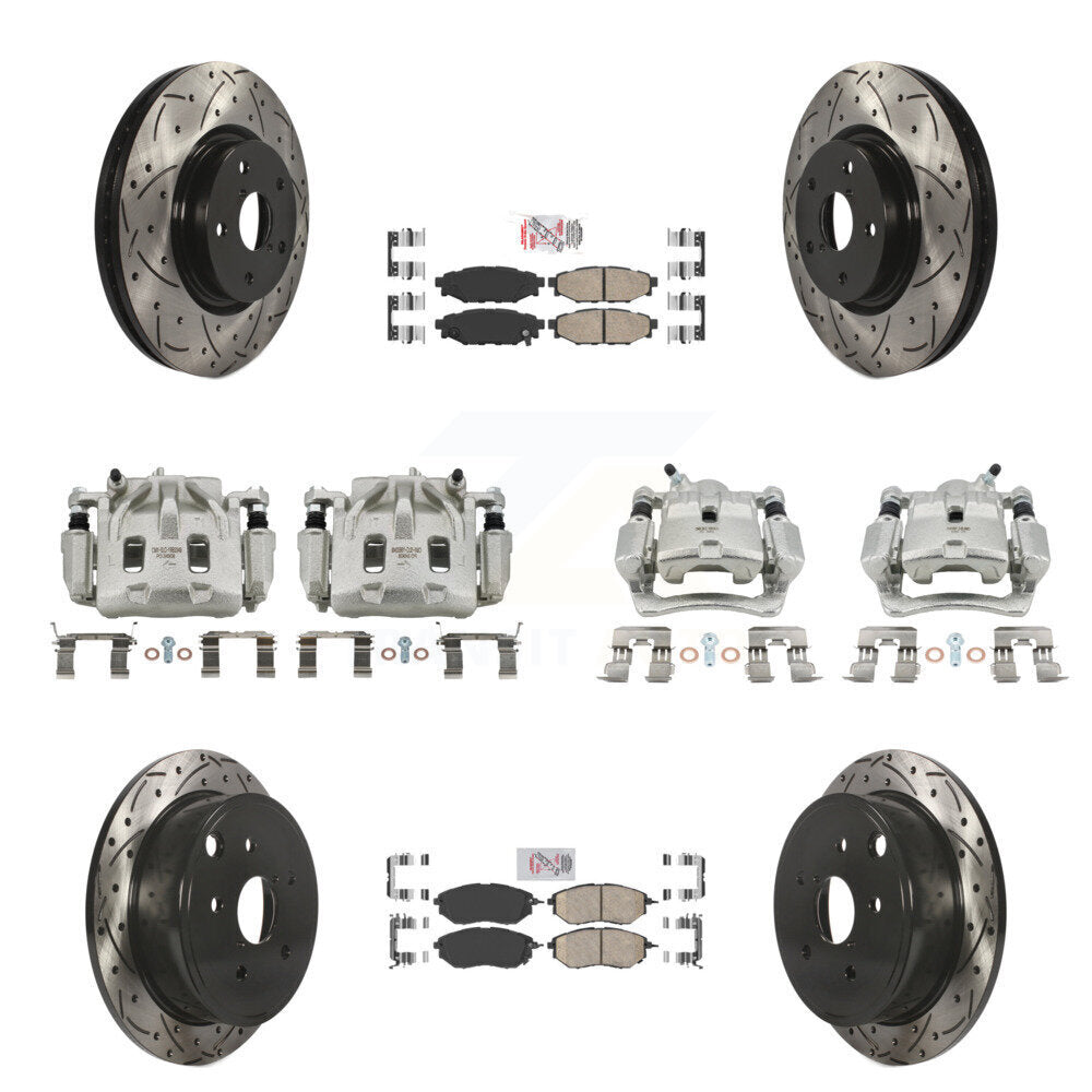Transit Auto KCD-100987N Disc Brake Kit for 2015-2019 Subaru WRX - Front and Rear product image