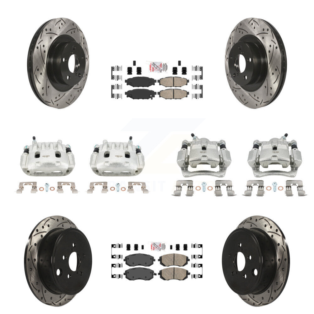 Transit Auto KCD-100988N Disc Brake Kit for 2008-2013 Subaru WRX, Subaru Impreza, Subaru Forester - Front and Rear product image
