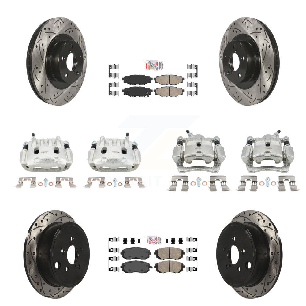 Transit Auto KCD-100989N Disc Brake Kit for 2008-2013 Subaru WRX, Subaru Impreza, Subaru Forester - Front and Rear product image