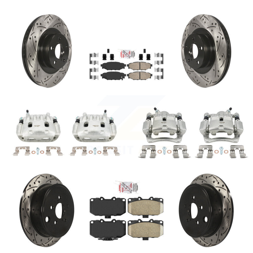 Transit Auto KCD-100990N Disc Brake Kit for 2008 Subaru Impreza - Front and Rear product image