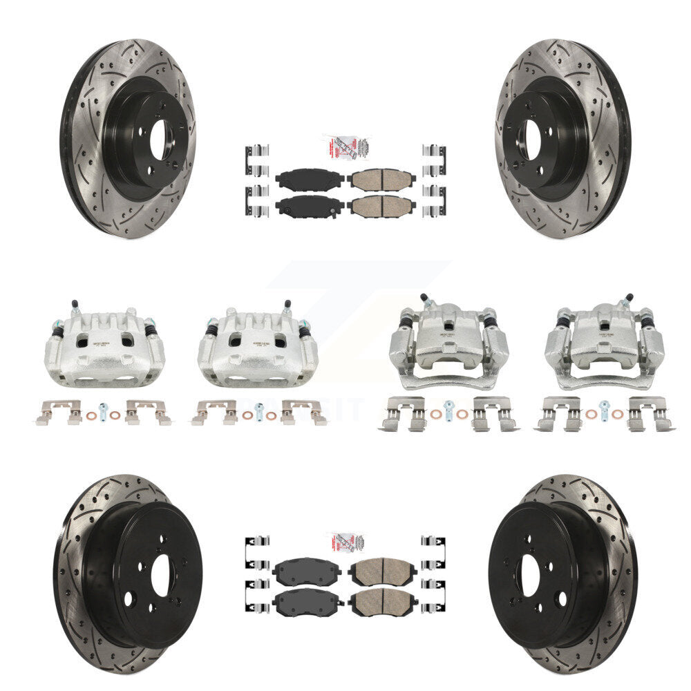 Transit Auto KCD-100993N Disc Brake Kit for 2008-2013 Subaru WRX, Subaru Impreza, Subaru Forester - Front and Rear product image