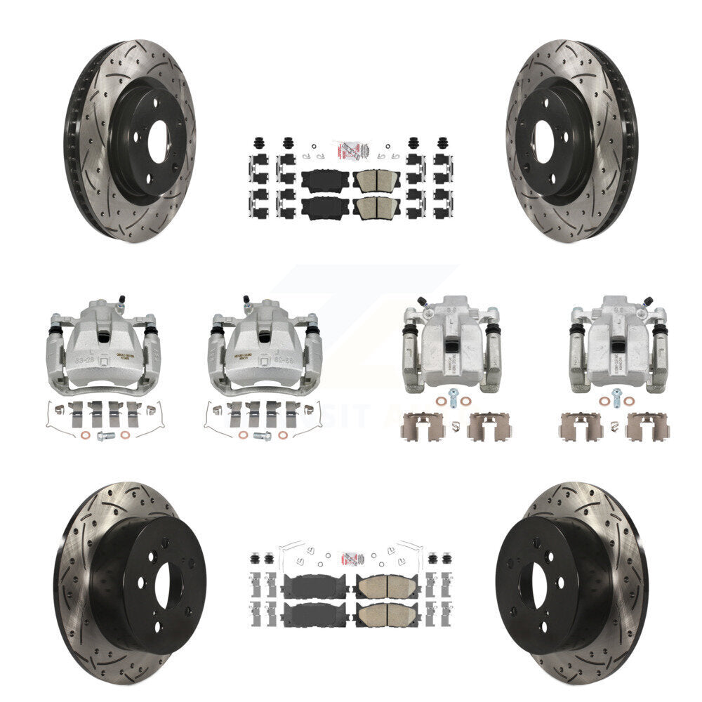 Transit Auto KCD-100994N Disc Brake Kit for 2007-2012 Lexus ES350, Toyota Camry, Toyota Avalon - Front and Rear product image