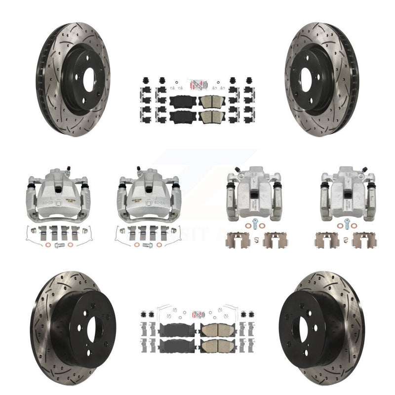 Transit Auto KCD-100994N Disc Brake Kit for 2007-2012 Lexus ES350, Toyota Camry, Toyota Avalon - Front and Rear product image