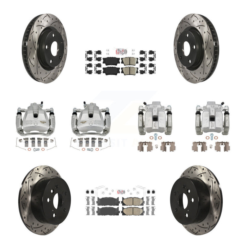 Transit Auto KCD-100995N Disc Brake Kit for 2007-2012 Lexus ES350, Toyota Camry, Toyota Avalon - Front and Rear product image