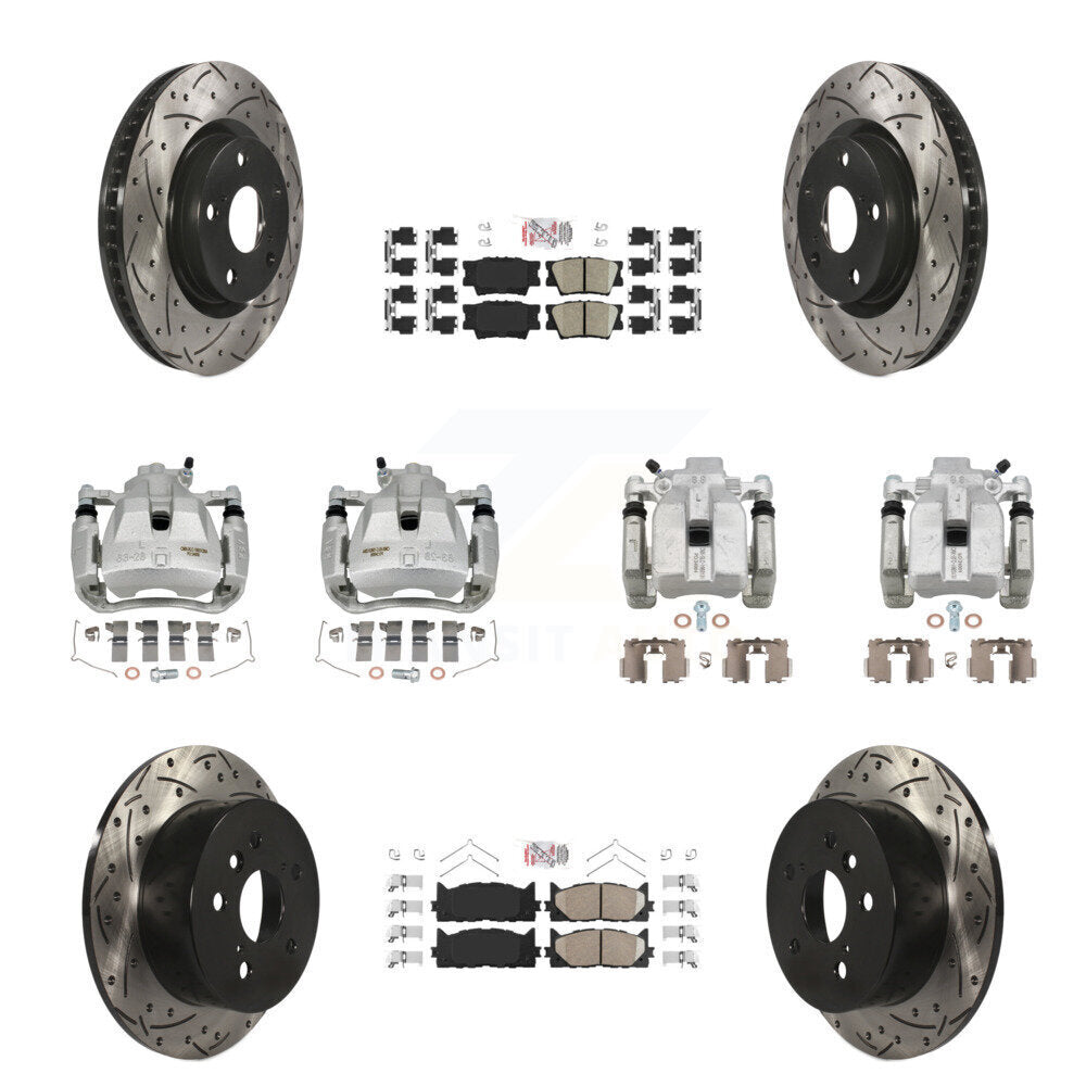 Transit Auto KCD-100997N Disc Brake Kit for 2007-2012 Lexus ES350, Toyota Camry, Toyota Avalon - Front and Rear product image