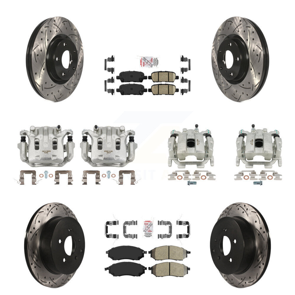 Transit Auto KCD-101005N Disc Brake Kit for 2011-2014 Nissan Murano - Front and Rear product image