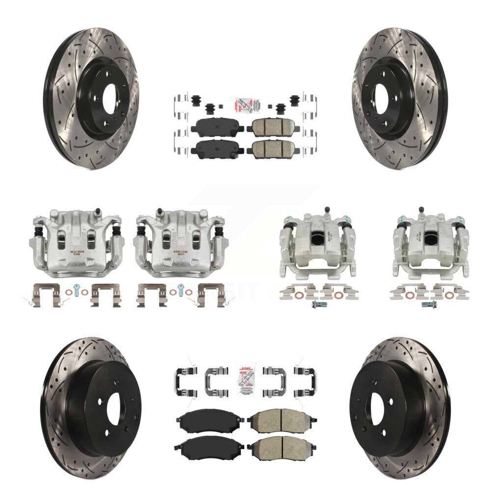 Transit Auto KCD-101006N Disc Brake Kit for 2011-2014 Nissan Murano - Front and Rear product image