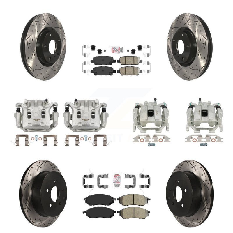Transit Auto KCD-101006N Disc Brake Kit for 2011-2014 Nissan Murano - Front and Rear product image