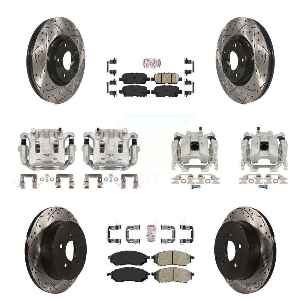 Transit Auto KCD-101013N Disc Brake Kit for 2011-2017 INFINITI QX70, Nissan Murano - Front and Rear product image
