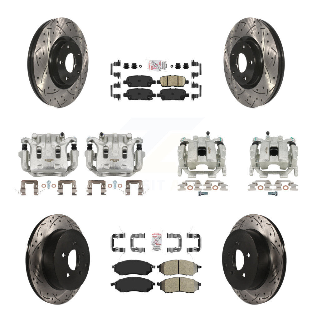 Transit Auto KCD-101014N Disc Brake Kit for 2011-2017 INFINITI QX70, Nissan Murano - Front and Rear product image