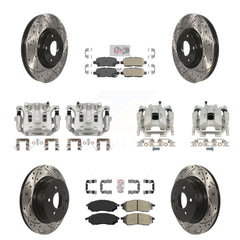 Transit Auto KCD-101015N Disc Brake Kit for 2010-2015 INFINITI Q40, INFINITI QX50, INFINITI EX37 & more - Front and Rear product image