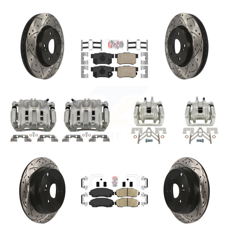 Transit Auto KCD-101023N Disc Brake Kit for 2007-2012 Acura RDX - Front and Rear product image