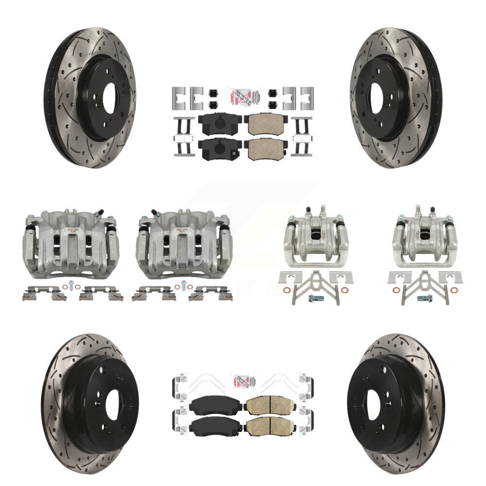Transit Auto KCD-101024N Disc Brake Kit for 2007-2012 Acura RDX - Front and Rear product image