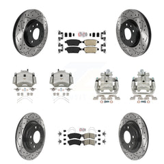Transit Auto KCD-101028N Disc Brake Kit for 2006-2013 Mazda 6, Lincoln MKZ, Ford Fusion & more - Front and Rear product image