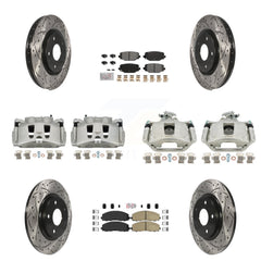 Transit Auto KCD-101035N Disc Brake Kit for 2019-2020 Dodge Grand Caravan - Front and Rear product image