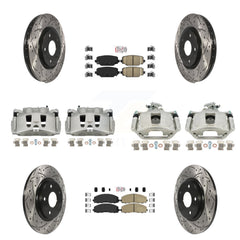 Transit Auto KCD-101037N Disc Brake Kit for 2019-2020 Dodge Grand Caravan - Front and Rear product image
