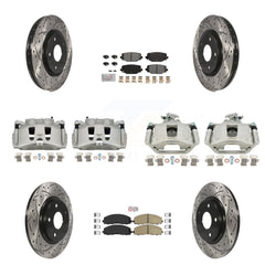 Transit Auto KCD-101038N Disc Brake Kit for 2019-2020 Dodge Grand Caravan - Front and Rear product image
