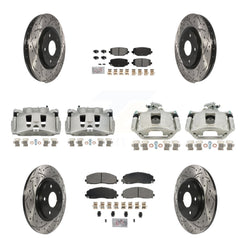 Transit Auto KCD-101041N Disc Brake Kit for 2019-2020 Dodge Grand Caravan - Front and Rear product image