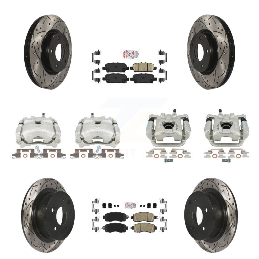 Transit Auto KCD-101053N Disc Brake Kit for 2013-2018 Nissan Altima - Front and Rear product image