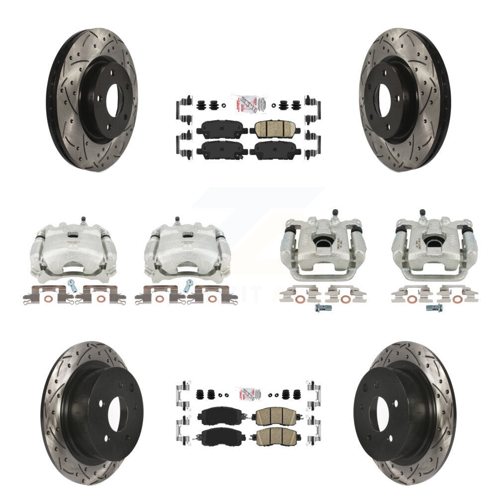 Transit Auto KCD-101054N Disc Brake Kit for 2013-2018 Nissan Altima - Front and Rear product image