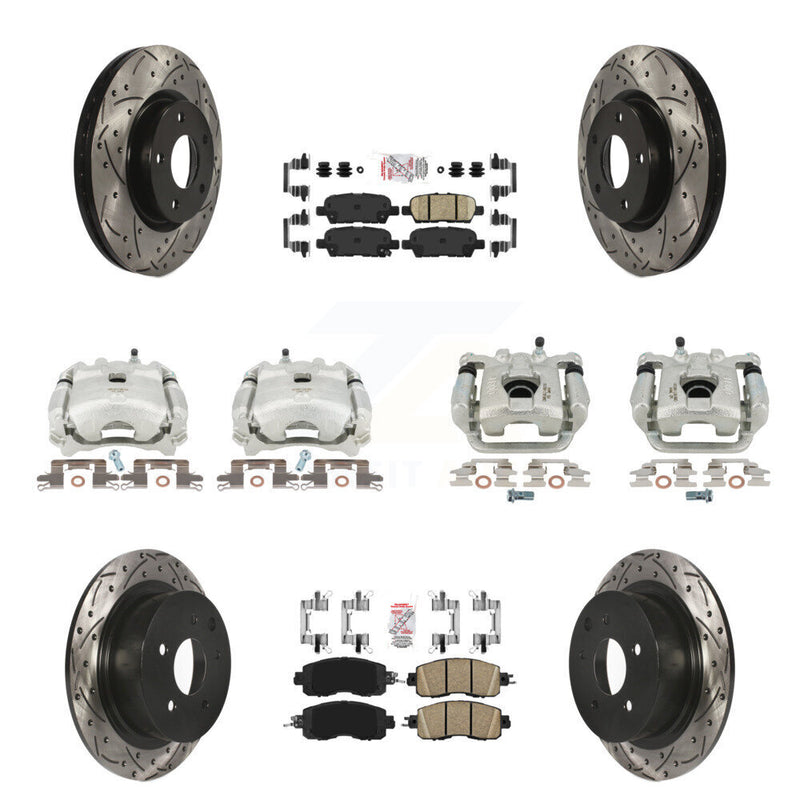Transit Auto KCD-101056N Disc Brake Kit for 2013-2018 Nissan Altima - Front and Rear product image