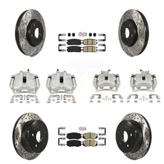 Transit Auto KCD-101057N Disc Brake Kit for 2010-2017 Chevrolet Equinox, GMC Terrain - Front and Rear product image