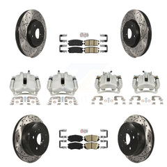 Transit Auto KCD-101058N Disc Brake Kit for 2010-2017 Chevrolet Equinox, GMC Terrain - Front and Rear product image