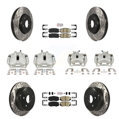 Transit Auto KCD-101060N Disc Brake Kit for 2010-2017 Chevrolet Equinox, GMC Terrain - Front and Rear product image