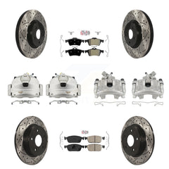 Transit Auto KCD-101063N Disc Brake Kit for 2013-2018 Ford Focus - Front and Rear product image