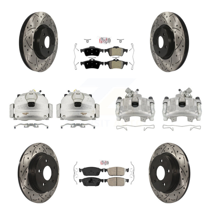 Transit Auto KCD-101063N Disc Brake Kit for 2013-2018 Ford Focus - Front and Rear product image