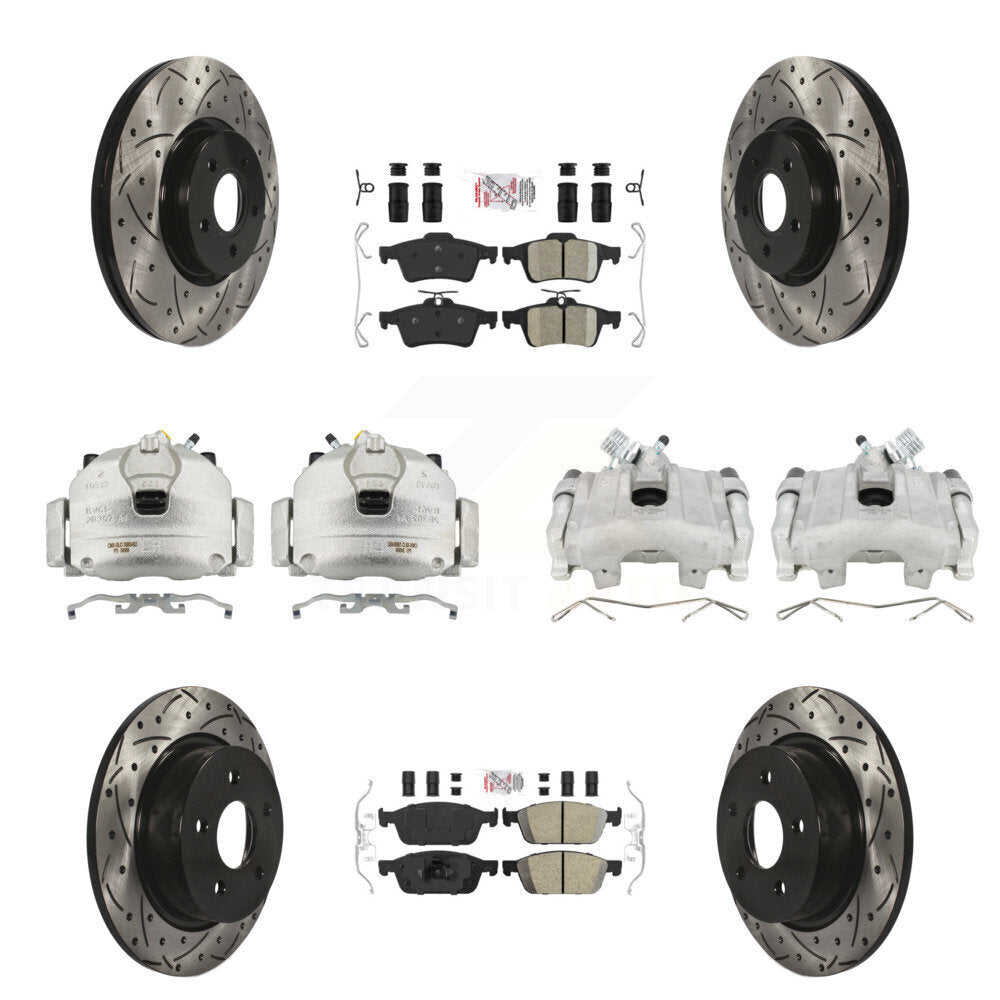 Transit Auto KCD-101077N Disc Brake Kit for 2013-2016 Ford Escape - Front and Rear product image