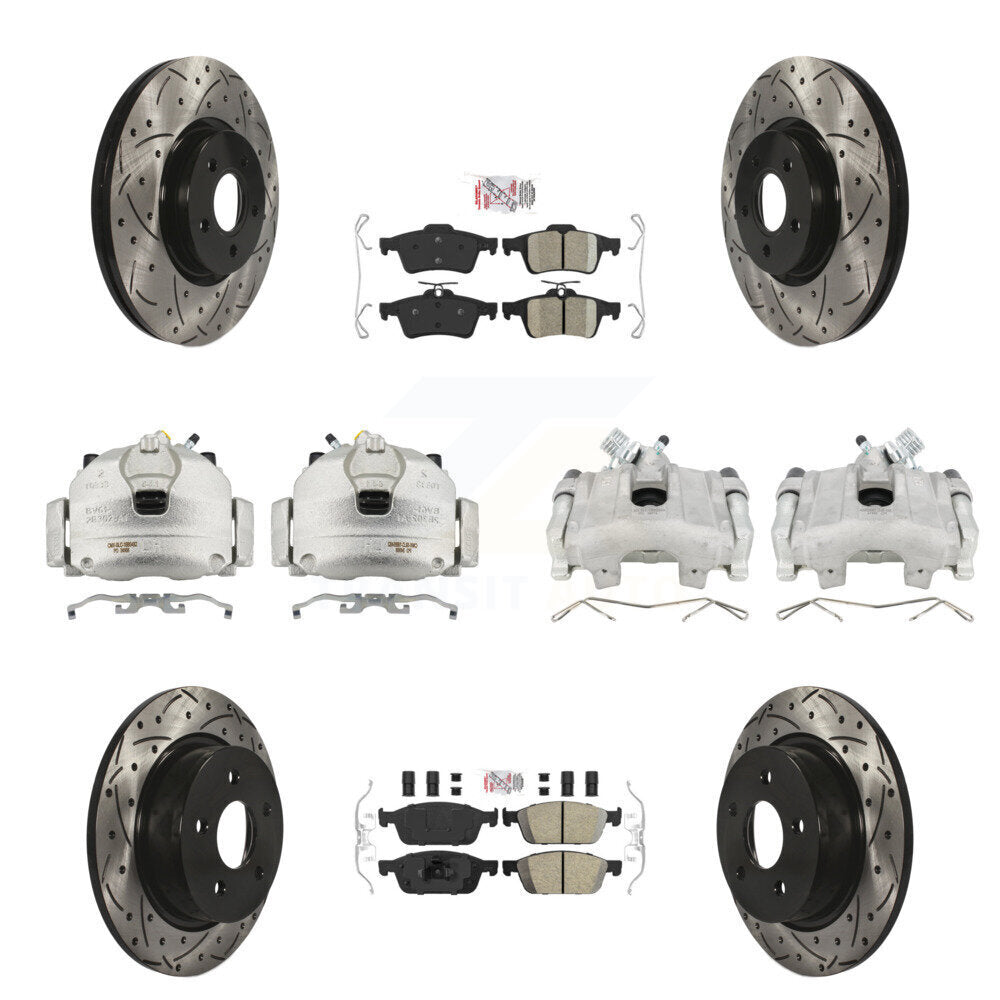 Transit Auto KCD-101078N Disc Brake Kit for 2013-2016 Ford Escape - Front and Rear product image