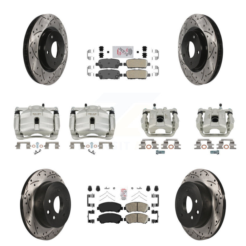 Transit Auto KCD-101081N Disc Brake Kit for 2008-2015 Nissan Rogue Select, Nissan Rogue - Front and Rear product image