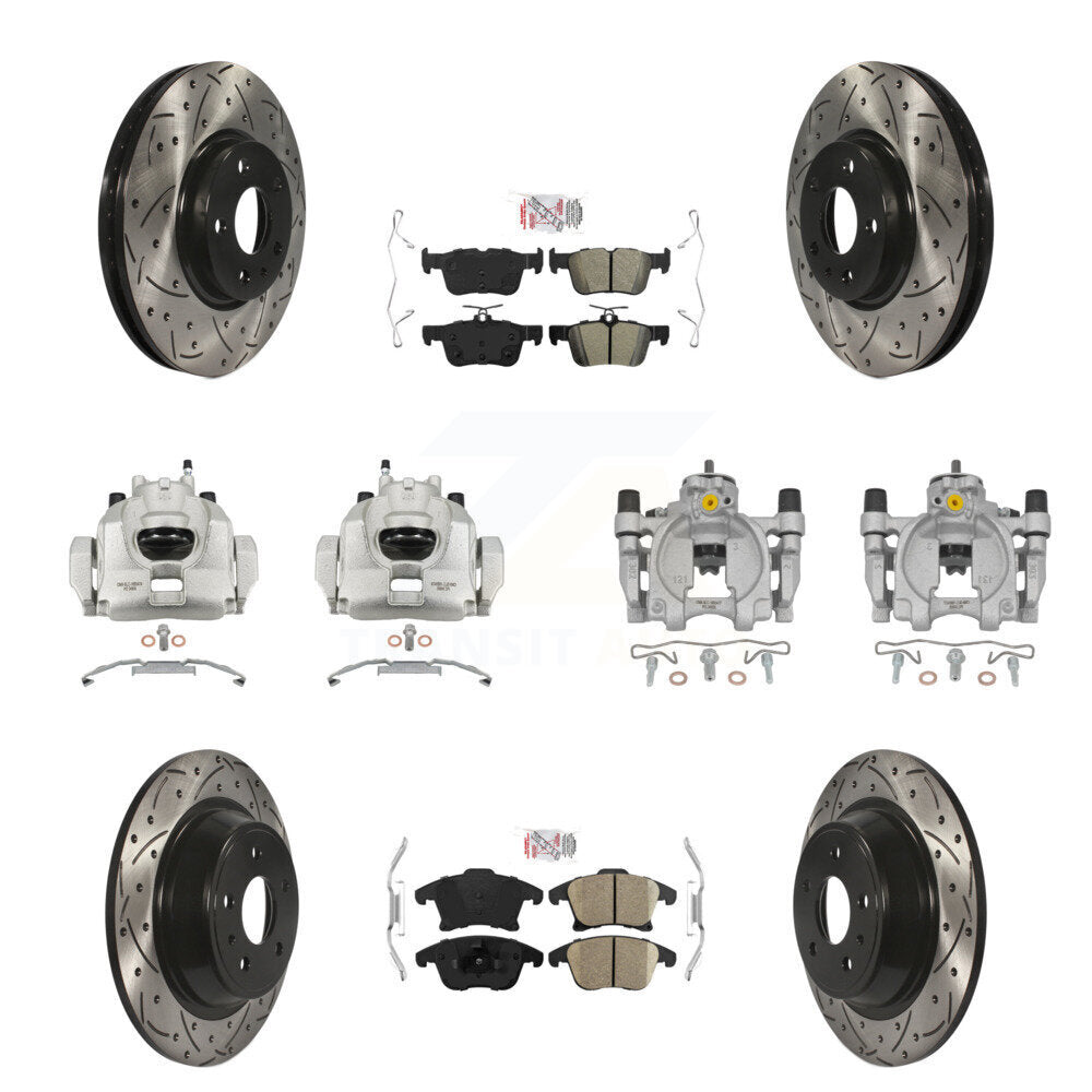 Transit Auto KCD-101084N Disc Brake Kit for 2013-2020 Ford Fusion, Lincoln MKZ - Front and Rear product image