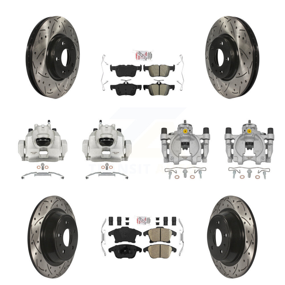 Transit Auto KCD-101086N Disc Brake Kit for 2013-2020 Ford Fusion, Lincoln MKZ - Front and Rear product image