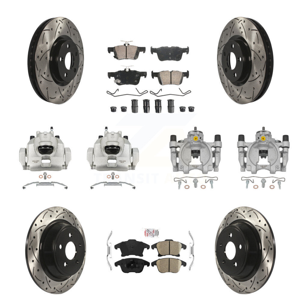 Transit Auto KCD-101092N Disc Brake Kit for 2019-2020 Ford Police Responder Hybrid - Front and Rear product image