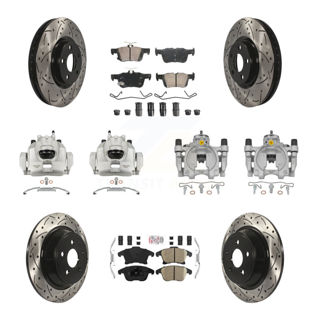 Transit Auto KCD-101095N Disc Brake Kit for 2019-2020 Ford Police Responder Hybrid - Front and Rear product image