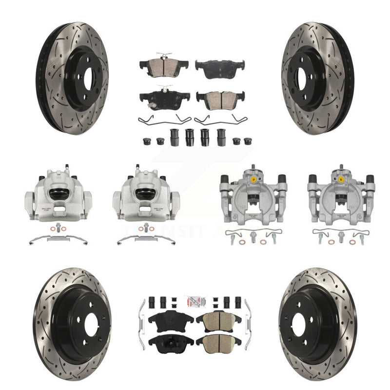 Transit Auto KCD-101095N Disc Brake Kit for 2019-2020 Ford Police Responder Hybrid - Front and Rear product image