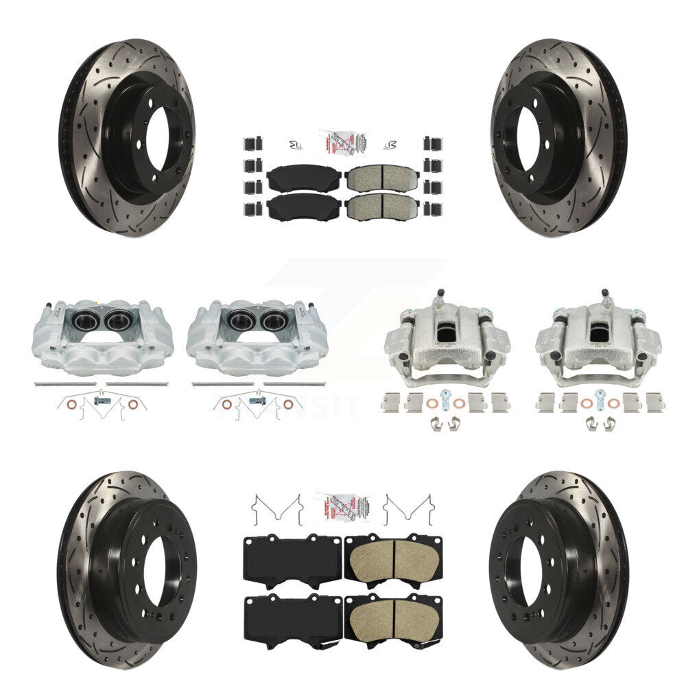 Transit Auto KCD-101117N Disc Brake Kit for 2010-2015 Lexus GX460, Toyota 4Runner - Front and Rear product image