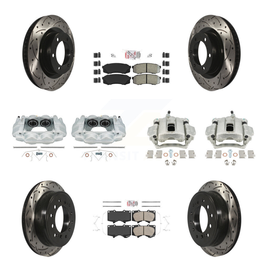Transit Auto KCD-101119N Disc Brake Kit for 2010-2015 Lexus GX460, Toyota 4Runner - Front and Rear product image