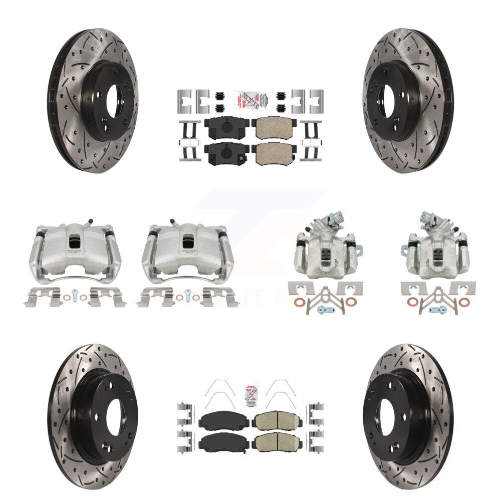 Transit Auto KCD-101132N Disc Brake Kit for 2006-2011 Acura CSX - Front and Rear product image
