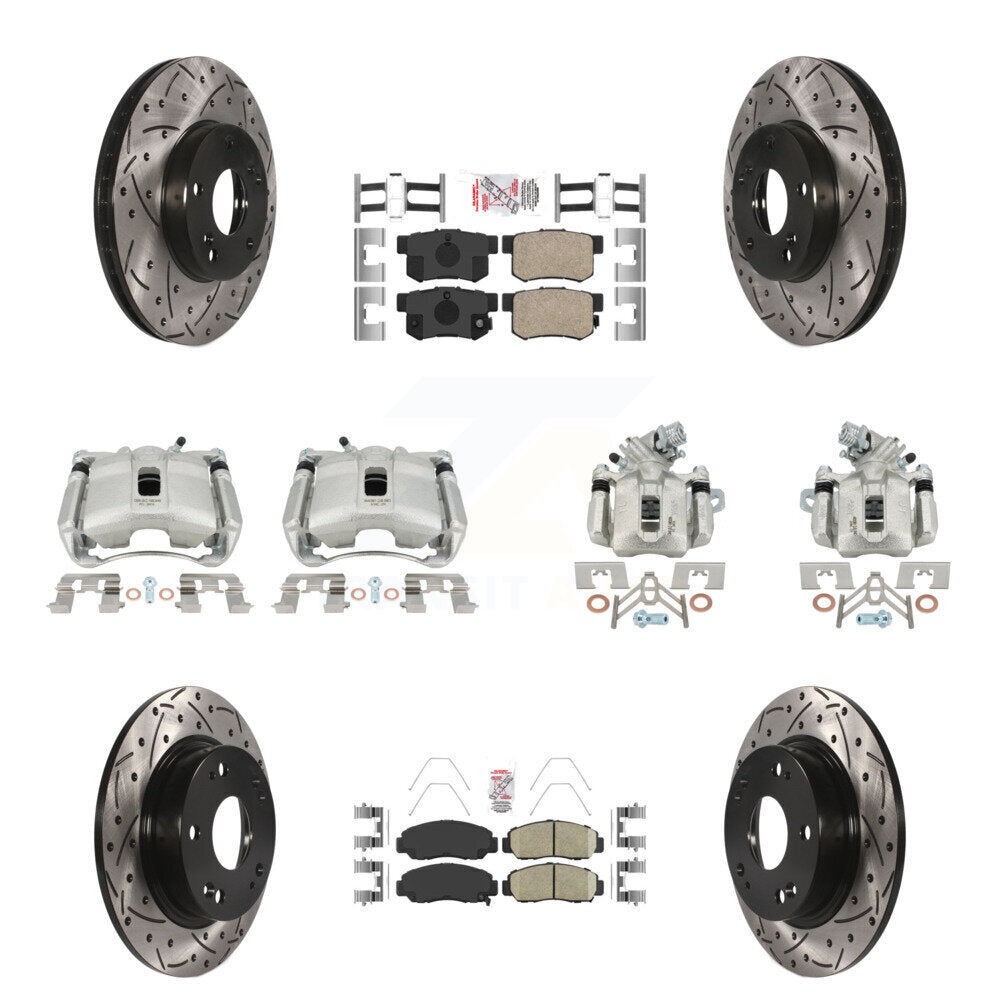 Transit Auto KCD-101133N Disc Brake Kit for 2006-2011 Acura CSX - Front and Rear product image
