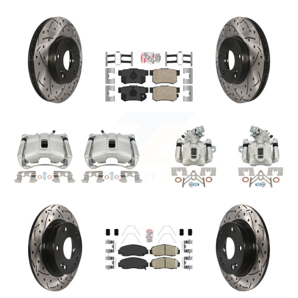 Transit Auto KCD-101135N Disc Brake Kit for 2006-2011 Acura CSX - Front and Rear product image