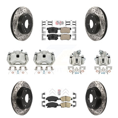 Transit Auto KCD-101137N Disc Brake Kit for 2013-2015 Acura ILX - Front and Rear product image